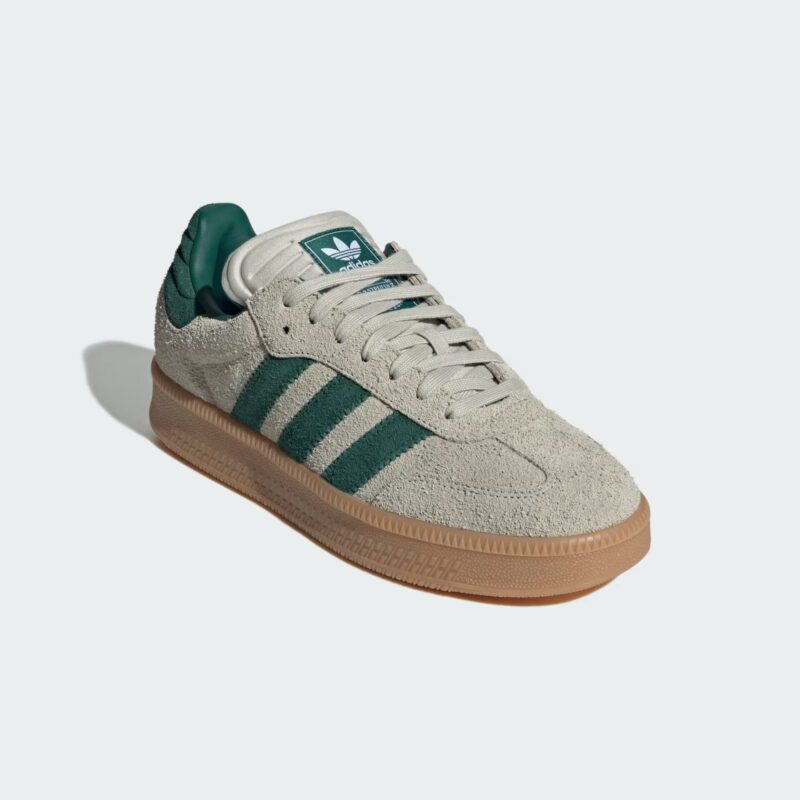 Adidas SAMBA XLG - Sneakers basse - Putty Grey/Collegiate Green/Gum