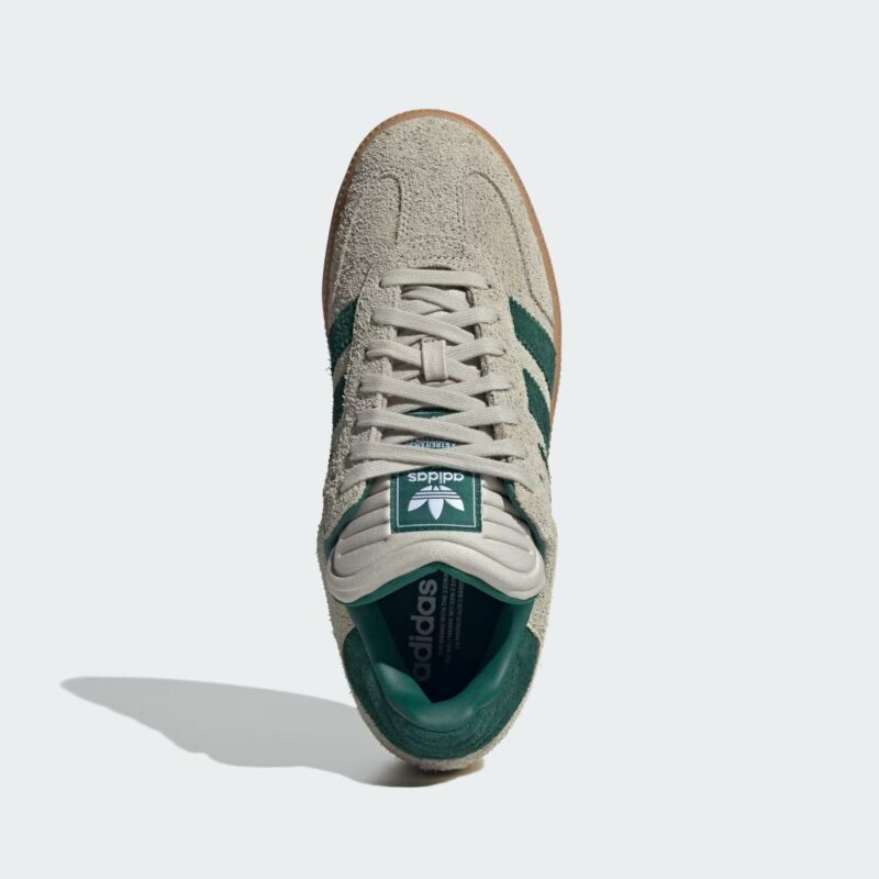 Adidas SAMBA XLG - Sneakers basse - Putty Grey/Collegiate Green/Gum - immagine 3