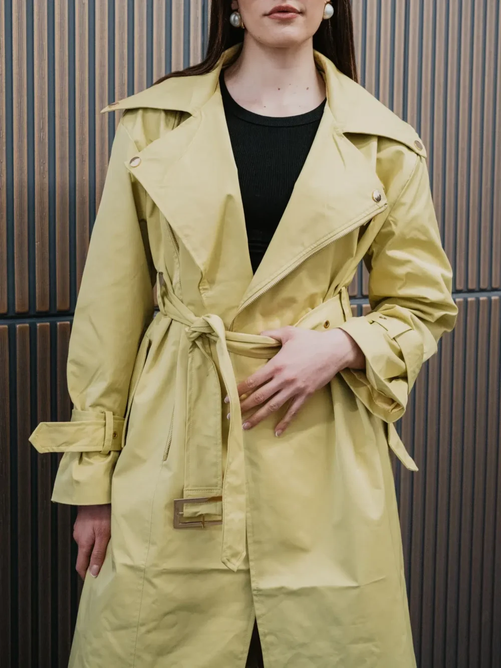 Trench Lime Ludo - immagine 4
