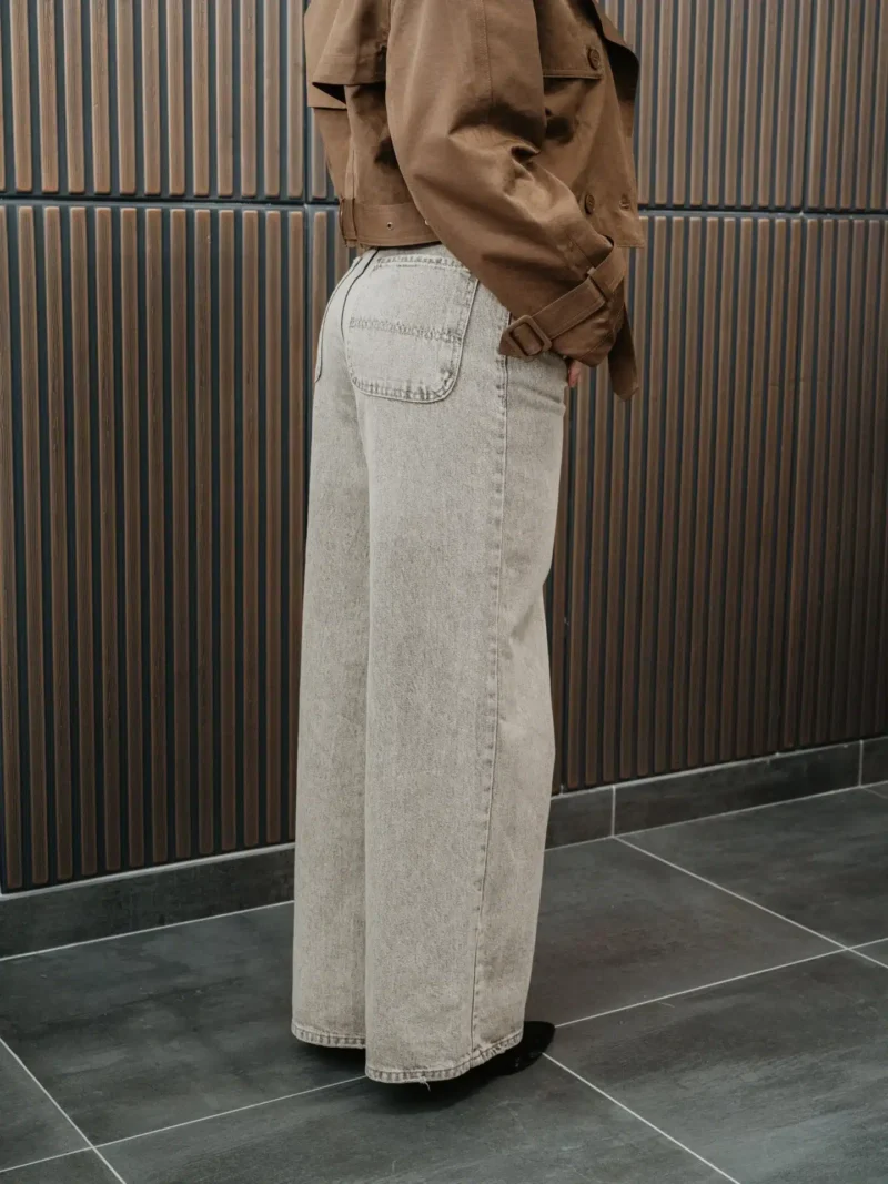 Jeans Denim Beige Lumina - immagine 2