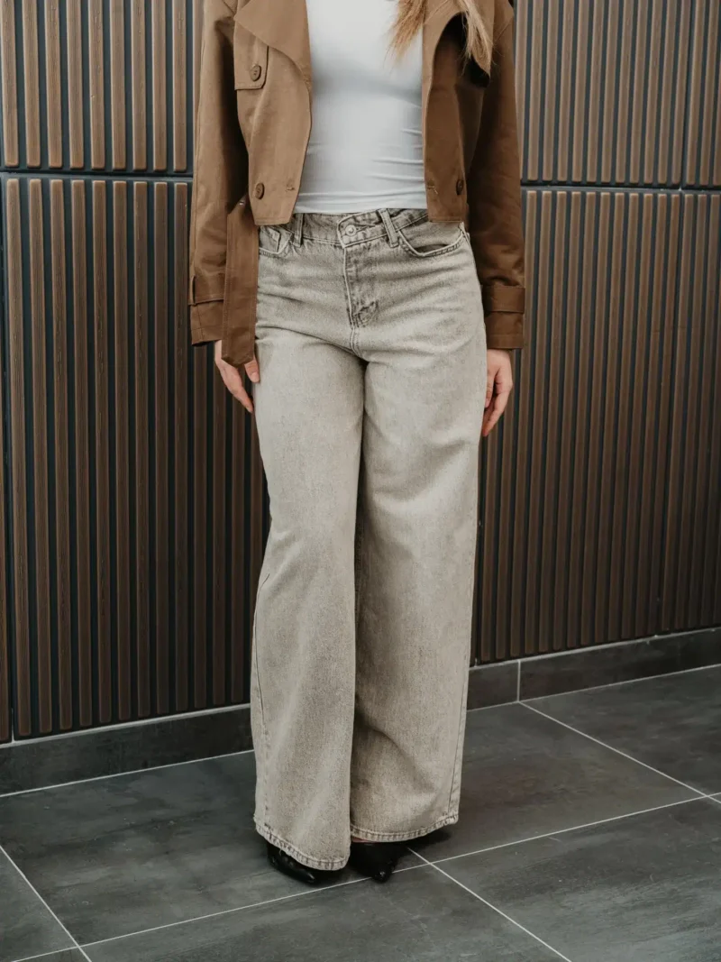 Jeans Denim Beige Lumina - immagine 5