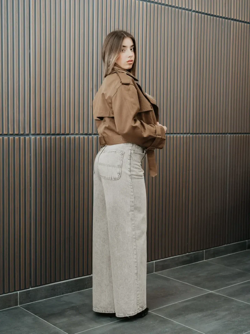 Jeans Denim Beige Lumina - immagine 3