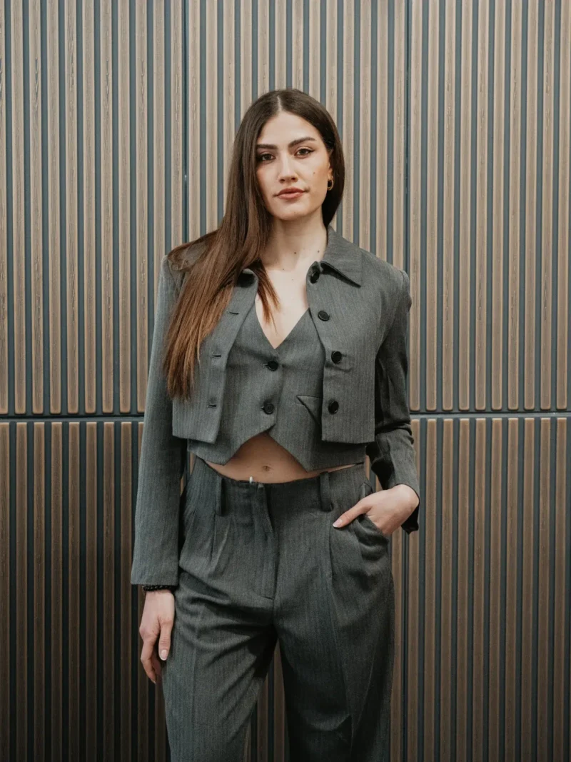 Coordinato Tailleur Grigio - immagine 4