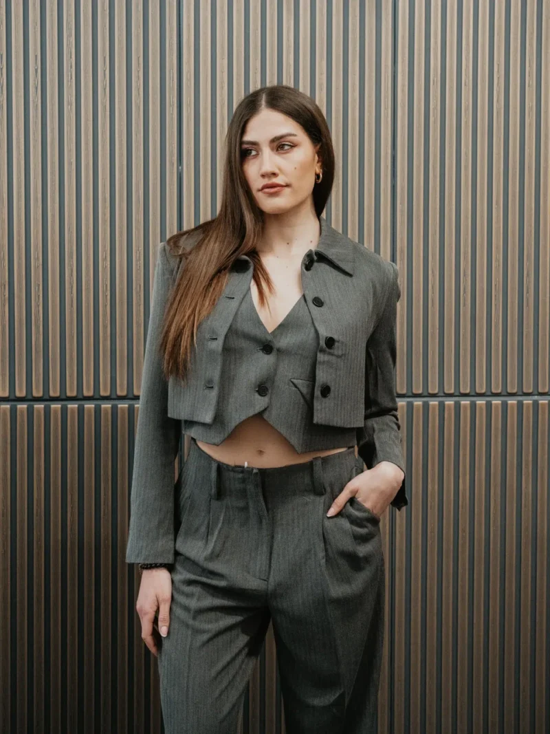 Coordinato Tailleur Grigio - immagine 3