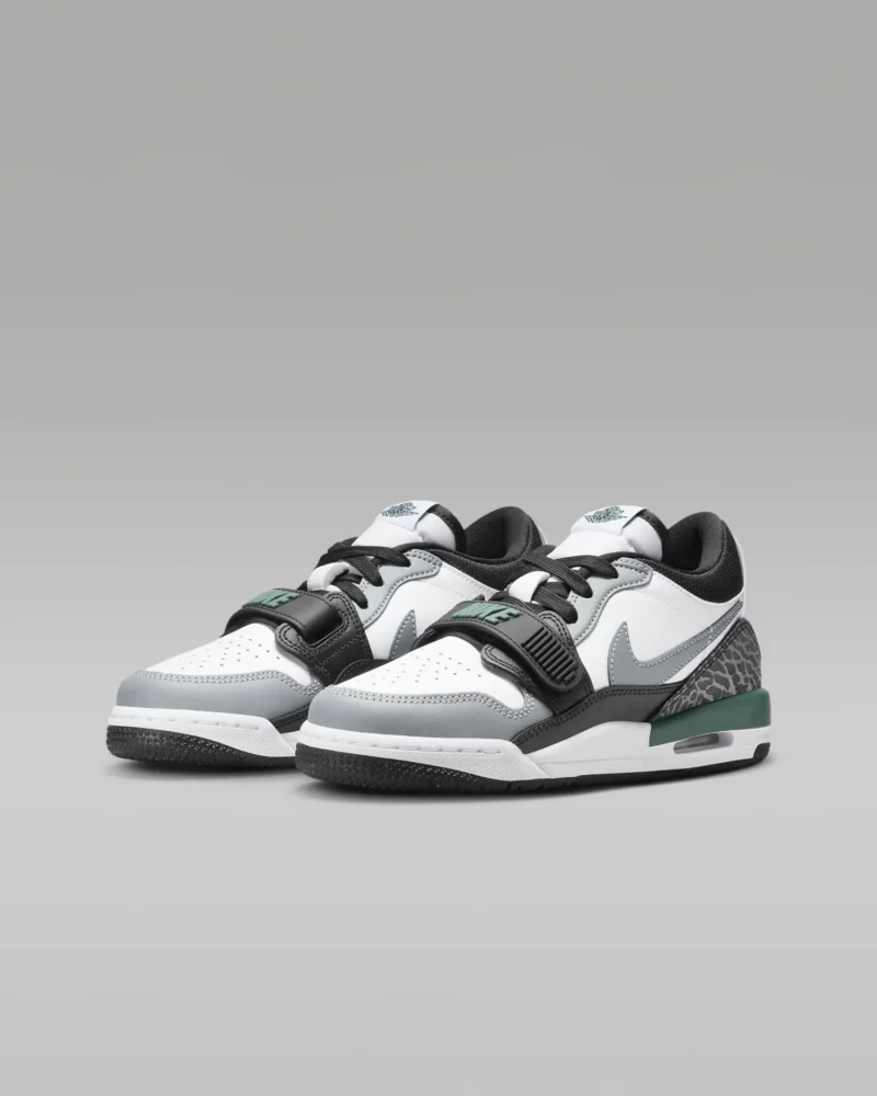 Nike Air Jordan Legacy 312 Low JR - White/Black/Cool Grey/Oxidized Green