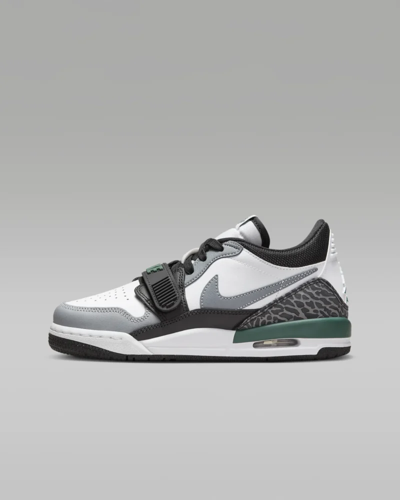 Nike Air Jordan Legacy 312 Low JR - White/Black/Cool Grey/Oxidized Green - immagine 2