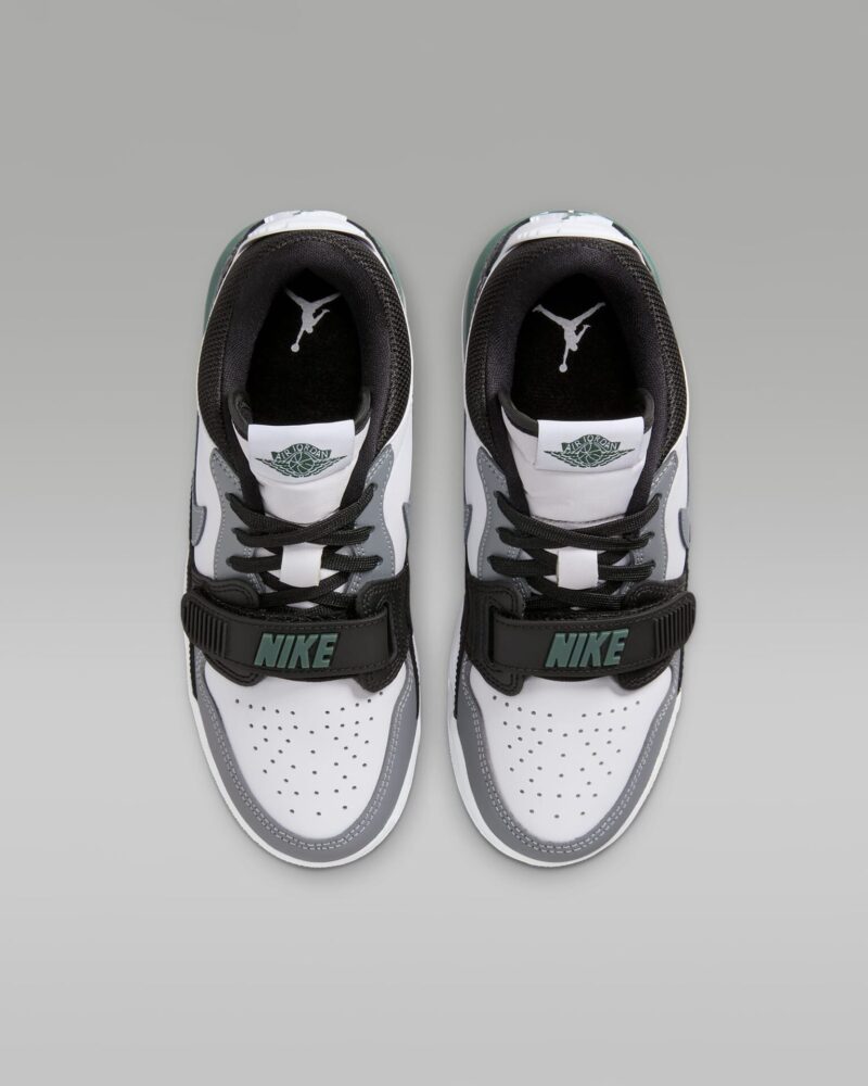 Nike Air Jordan Legacy 312 Low JR - White/Black/Cool Grey/Oxidized Green - immagine 3