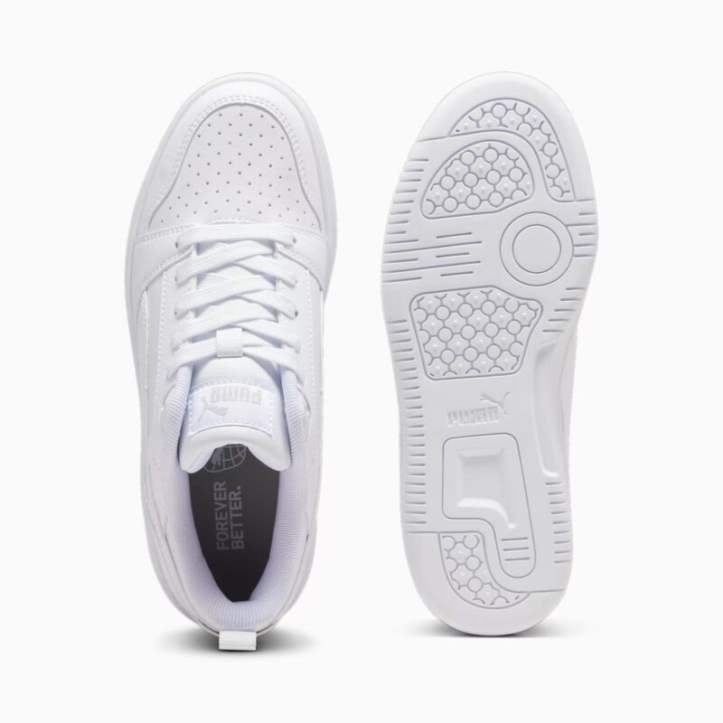 Puma Rebound V6 JR - White - immagine 3