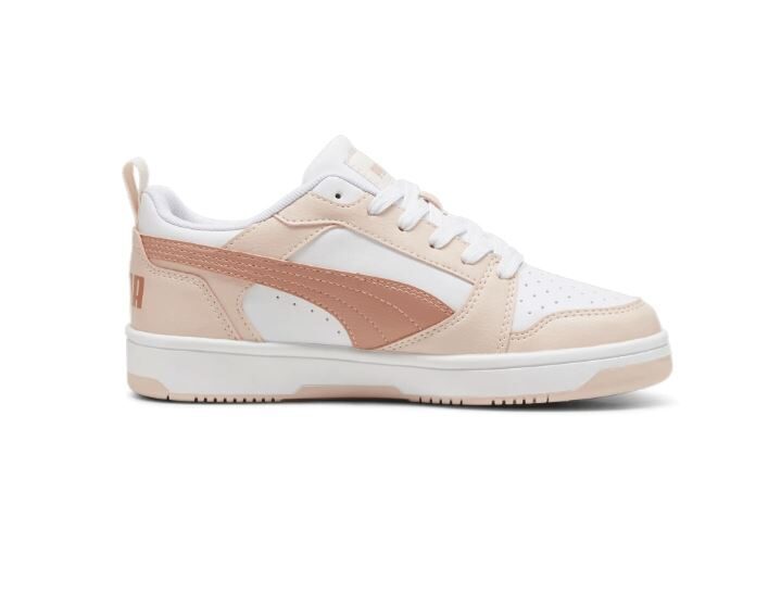 Puma Rebound V6 JR - White/Whisp of Pink - immagine 2