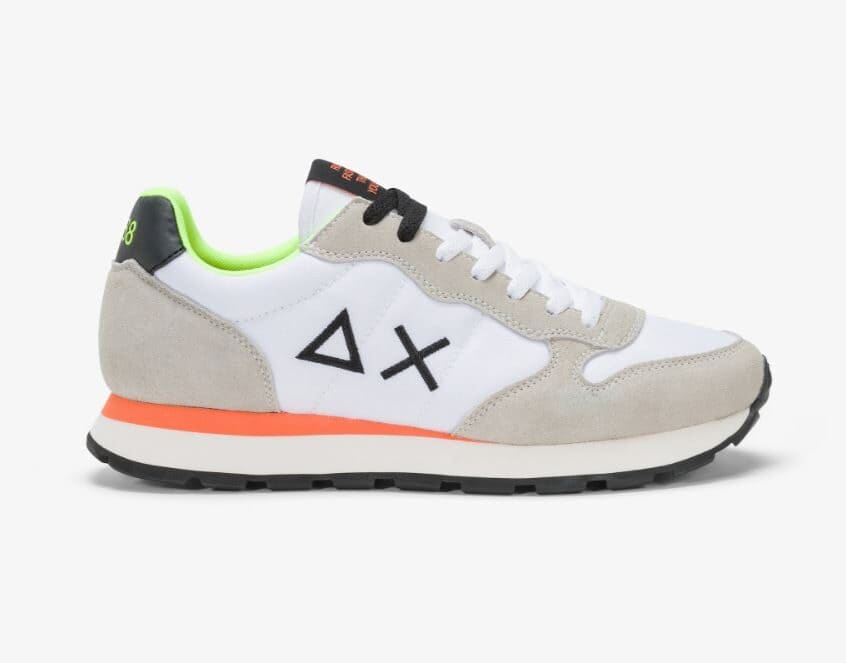 SUN68 TomFluo in Nylon e Suede Bianco - immagine 2