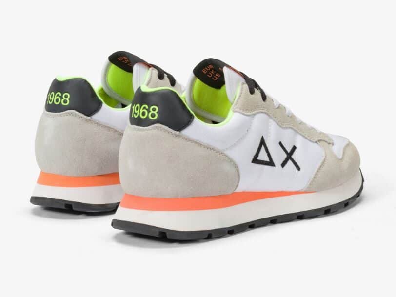 SUN68 TomFluo in Nylon e Suede Bianco - immagine 3